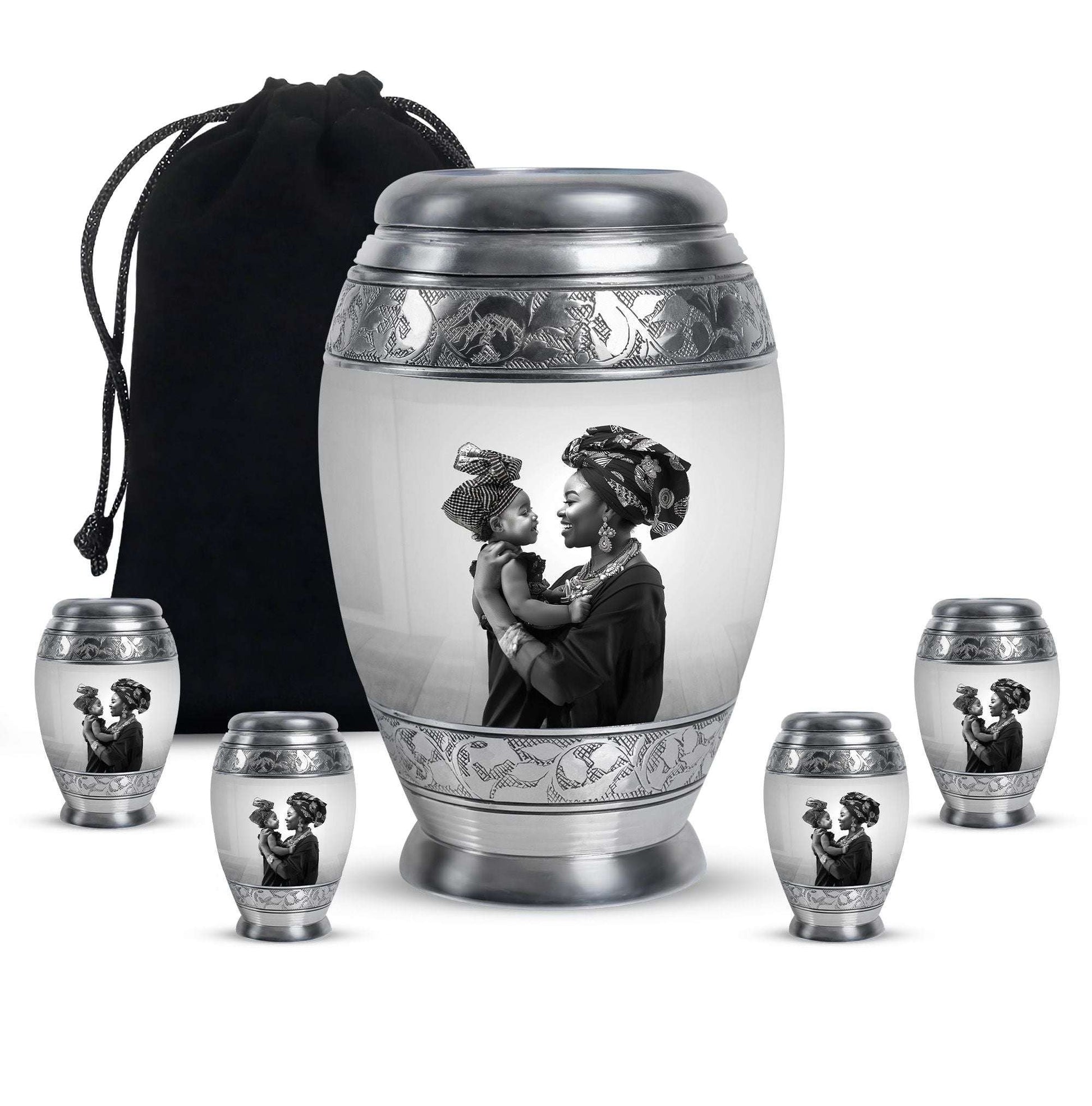 Mother's Love Urn For Human Ashes - Mother's Memorial Ashes Keepsake