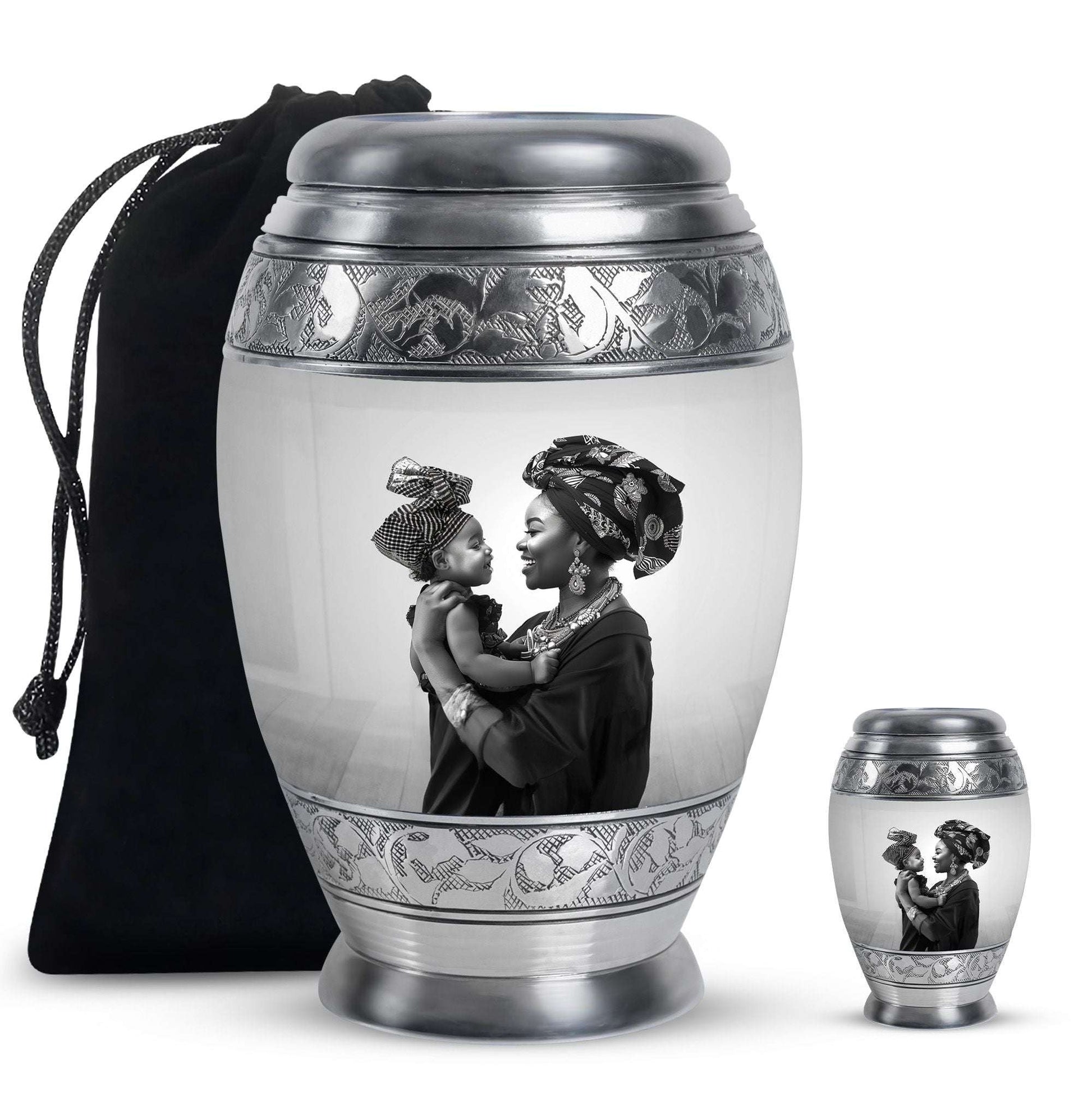 Mother's Love Urn For Human Ashes - Mother's Memorial Ashes Keepsake