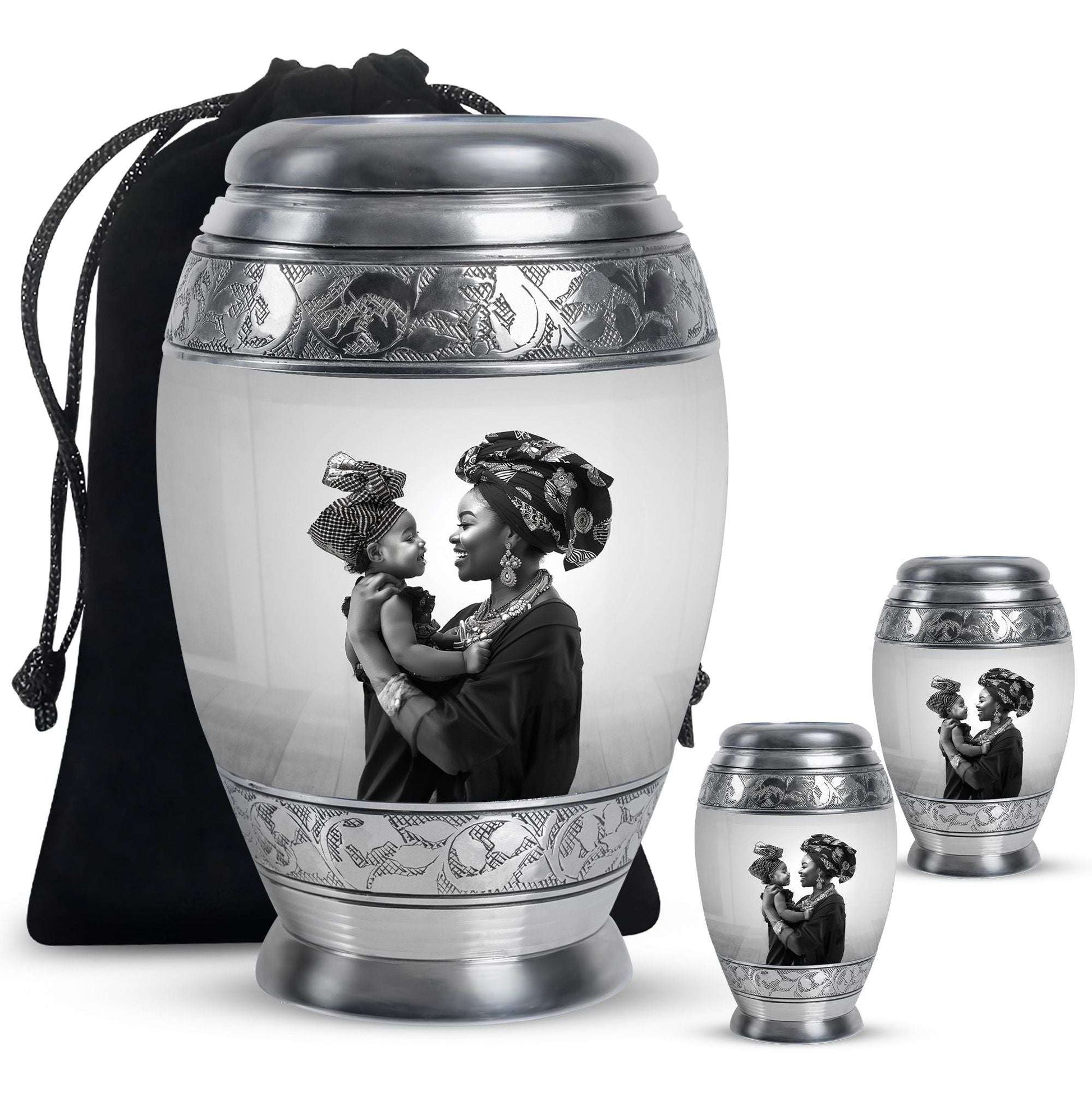 Mother's Love Urn For Human Ashes - Mother's Memorial Ashes Keepsake