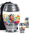 Mother Love Urn for Human Ashes – Colorful Mother's Art Memorial Urn