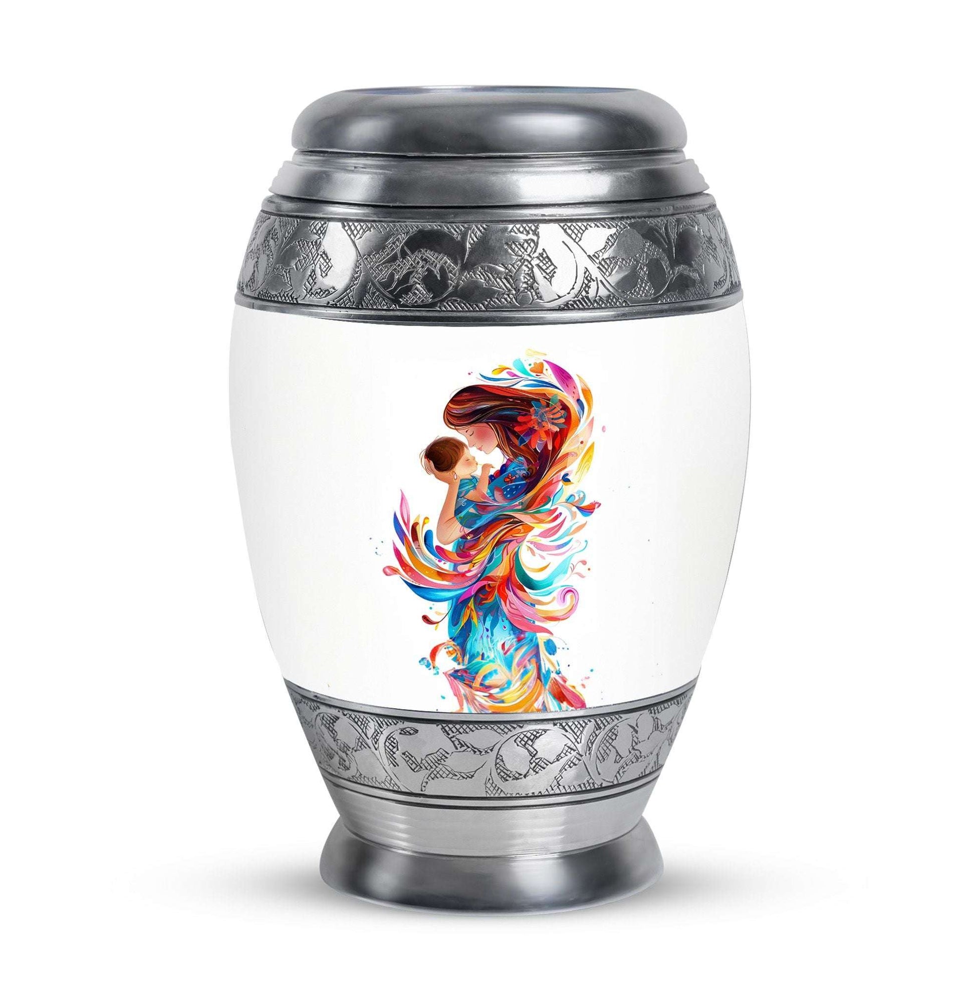 Mother's Love Artwork Urn - Mother Artistic Memorial Urn For Women