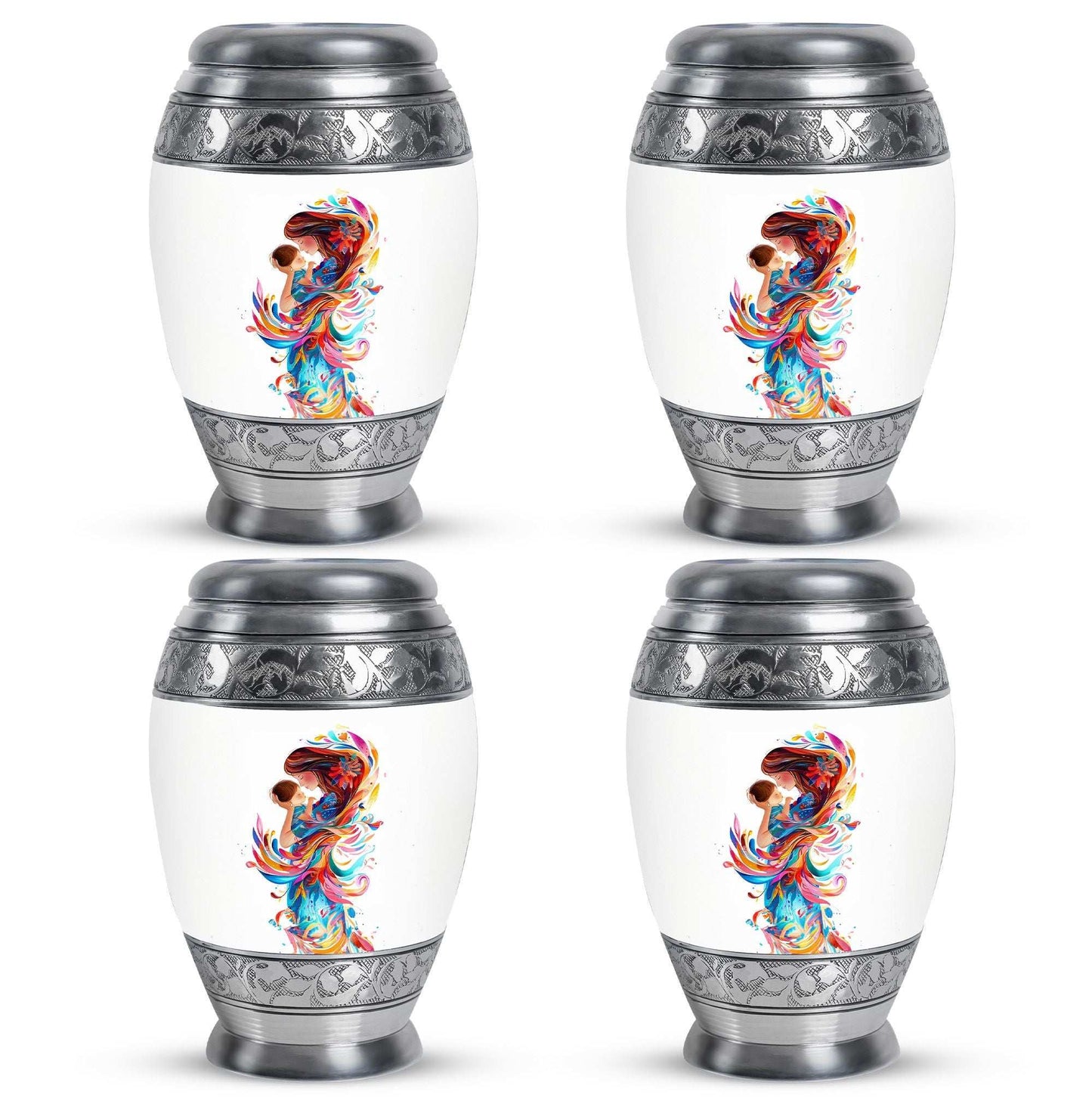 Mother's Love Artwork Urn - Mother Artistic Memorial Urn For Women