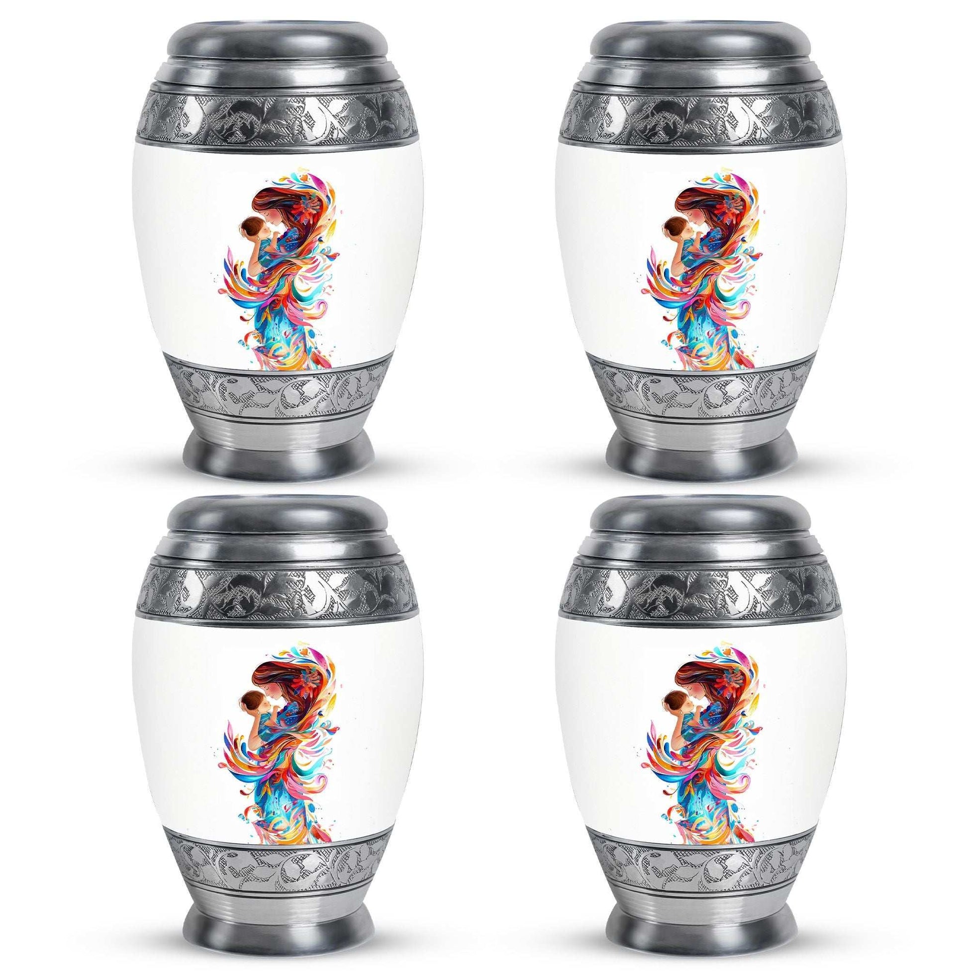 Mother's Love Artwork Urn - Mother Artistic Memorial Urn For Women
