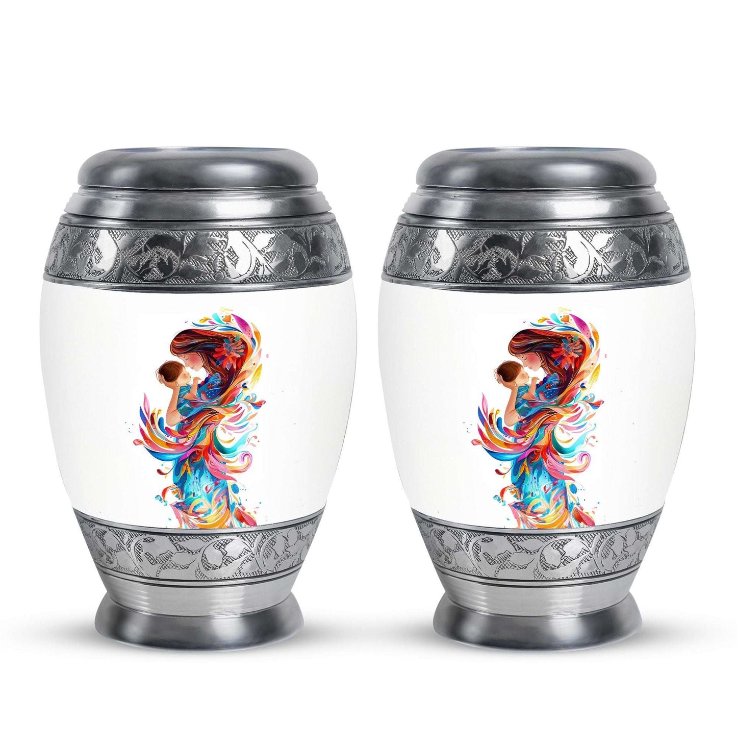 Mother's Love Artwork Urn - Mother Artistic Memorial Urn For Women