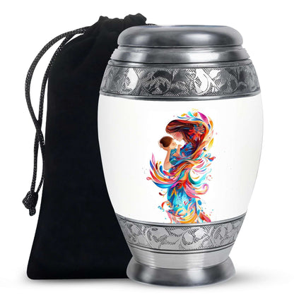 Mother's Love Artwork Urn - Mother Artistic Memorial Urn For Women
