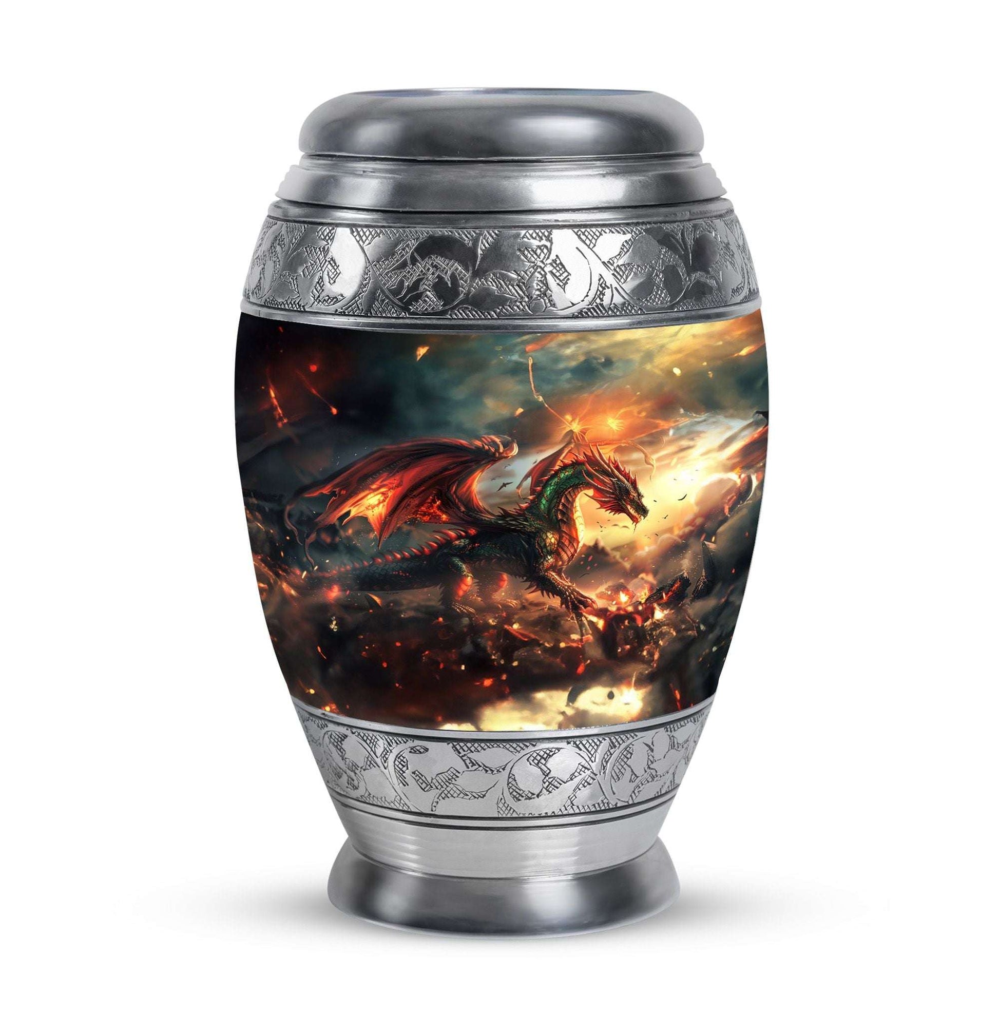 Fierce Dragon Adult Size Cremation Urns - Large Size Dragon Urn