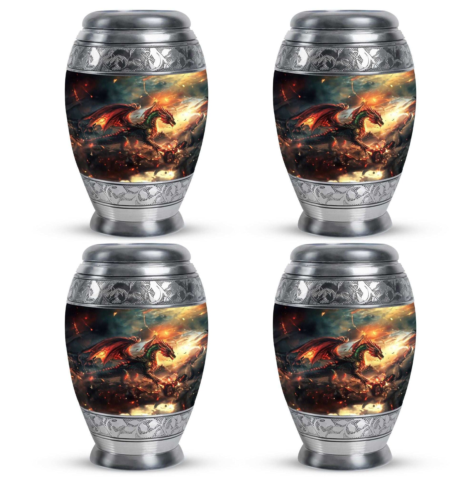 Fierce Dragon Adult Size Cremation Urns - Large Size Dragon Urn