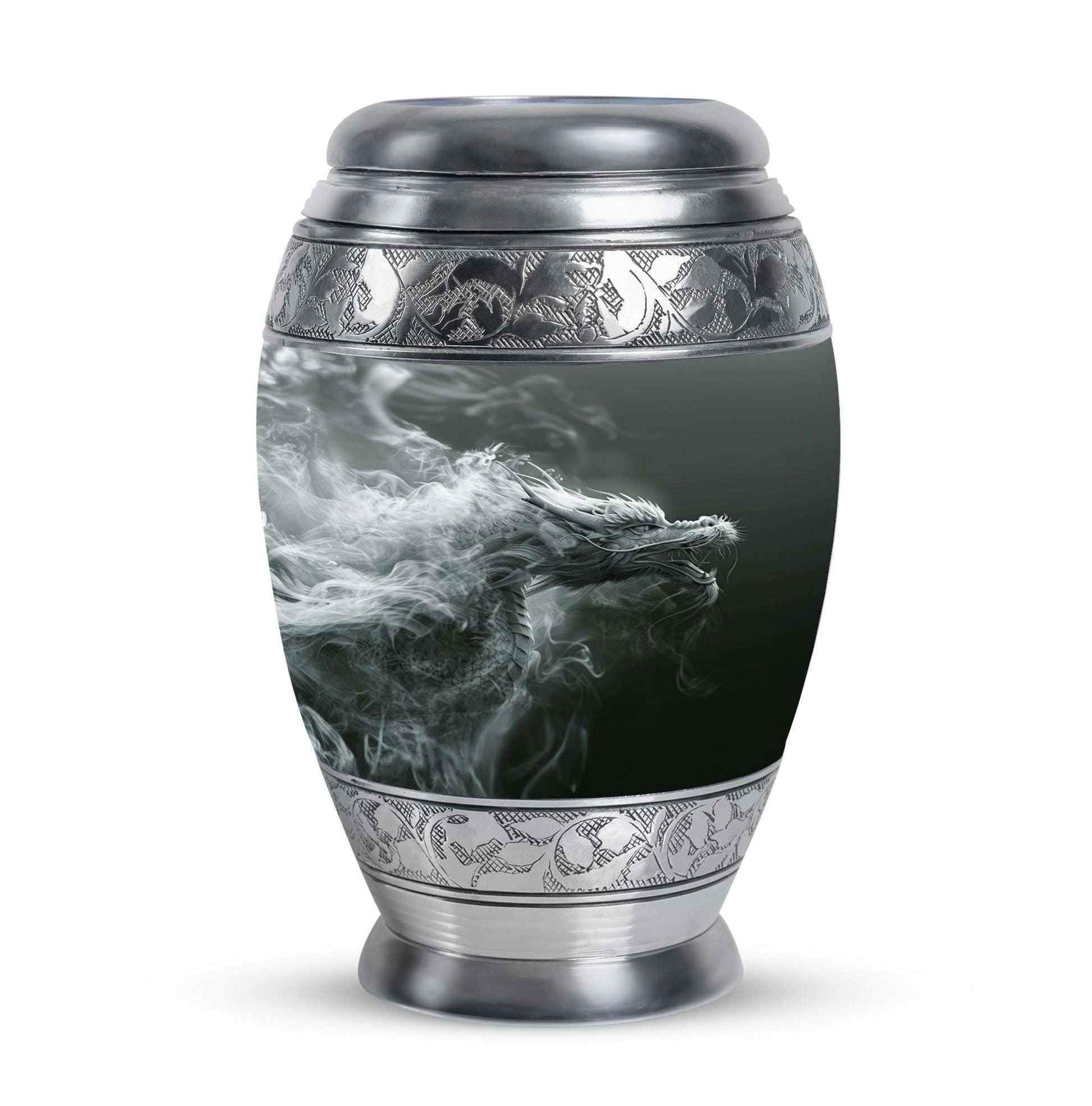 Dragon Memorial Urn For Ashes - Smoky Dragon Ashes Memorial For Men
