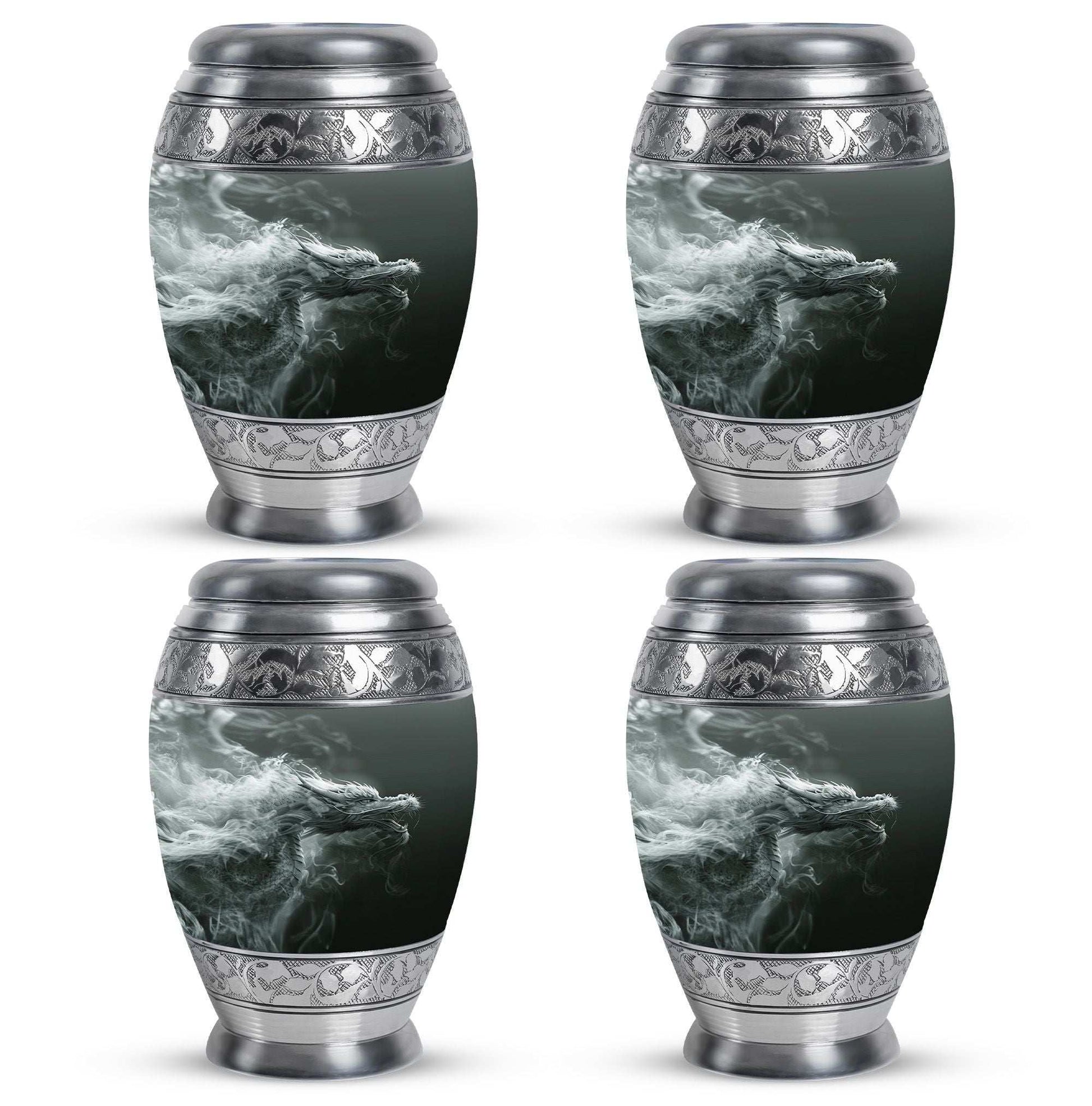 Dragon Memorial Urn For Ashes - Smoky Dragon Ashes Memorial For Men