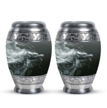 Dragon Memorial Urn For Ashes - Smoky Dragon Ashes Memorial For Men