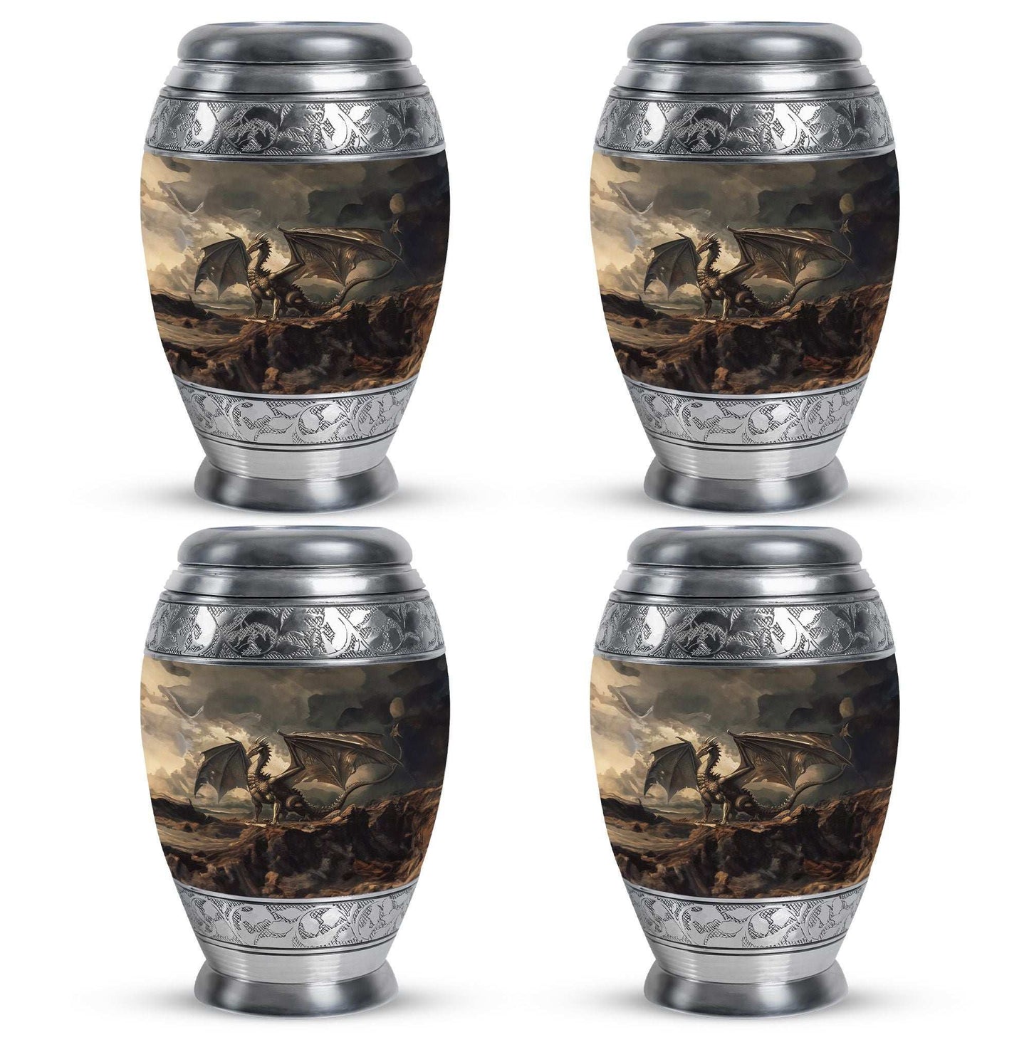 Dragon Urn For Human Ashes Keepsake - Dragon Urn For Adult Men & Women