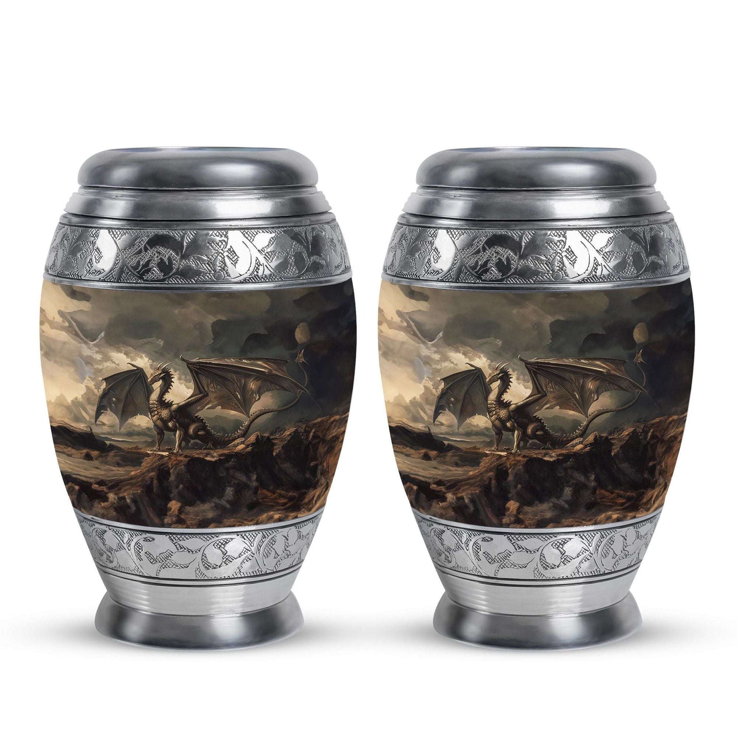 Dragon Urn For Human Ashes Keepsake - Dragon Urn For Adult Men & Women