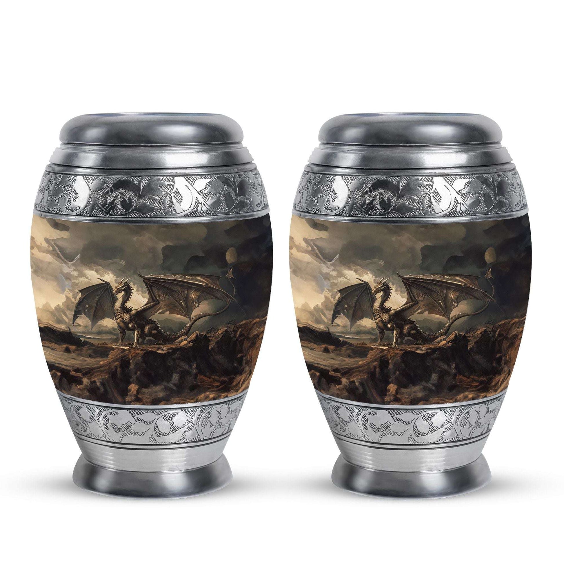 Dragon Urn For Human Ashes Keepsake - Dragon Urn For Adult Men & Women