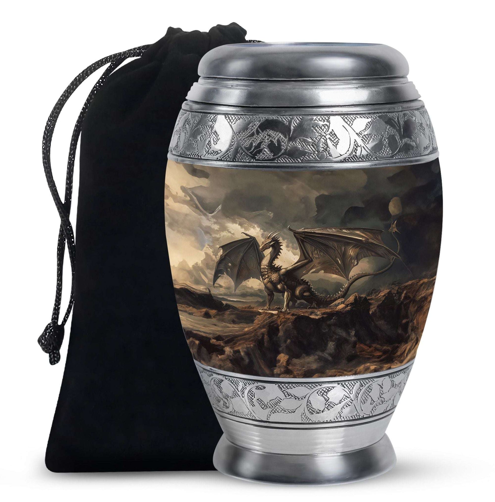 Dragon Urn For Human Ashes Keepsake - Dragon Urn For Adult Men & Women