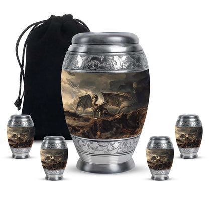 Dragon Urn For Human Ashes Keepsake - Dragon Urn For Adult Men & Women