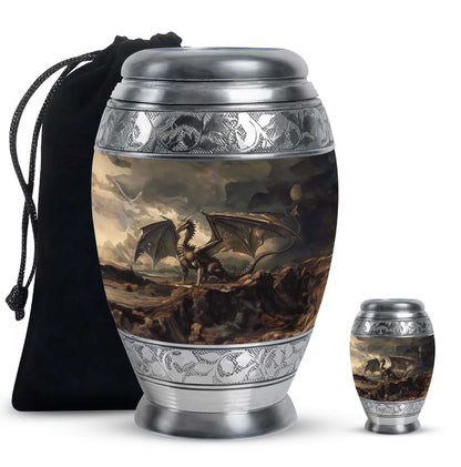 Dragon Urn For Human Ashes Keepsake - Dragon Urn For Adult Men & Women