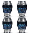 Blue Dragon Cremation Urn For Ashes - Robotic Dragon Ashes Memorial Urn