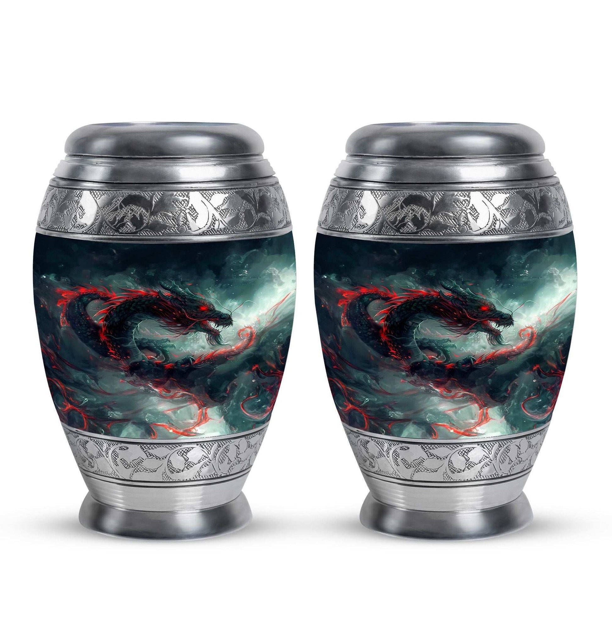 Dragon Memorial Ashes Urn For Adults - Cremation Keepsake For Men & Women