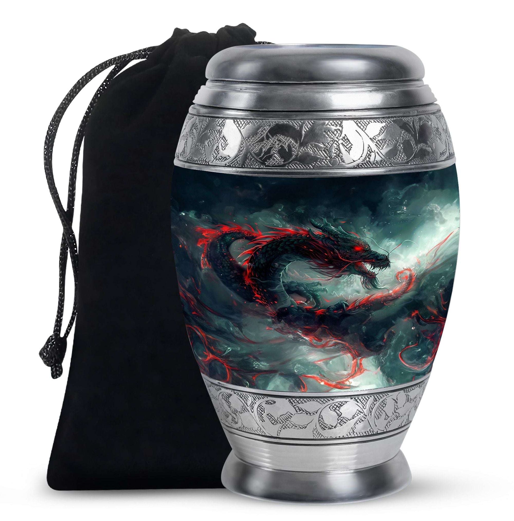 Dragon Memorial Ashes Urn For Adults - Cremation Keepsake For Men & Women