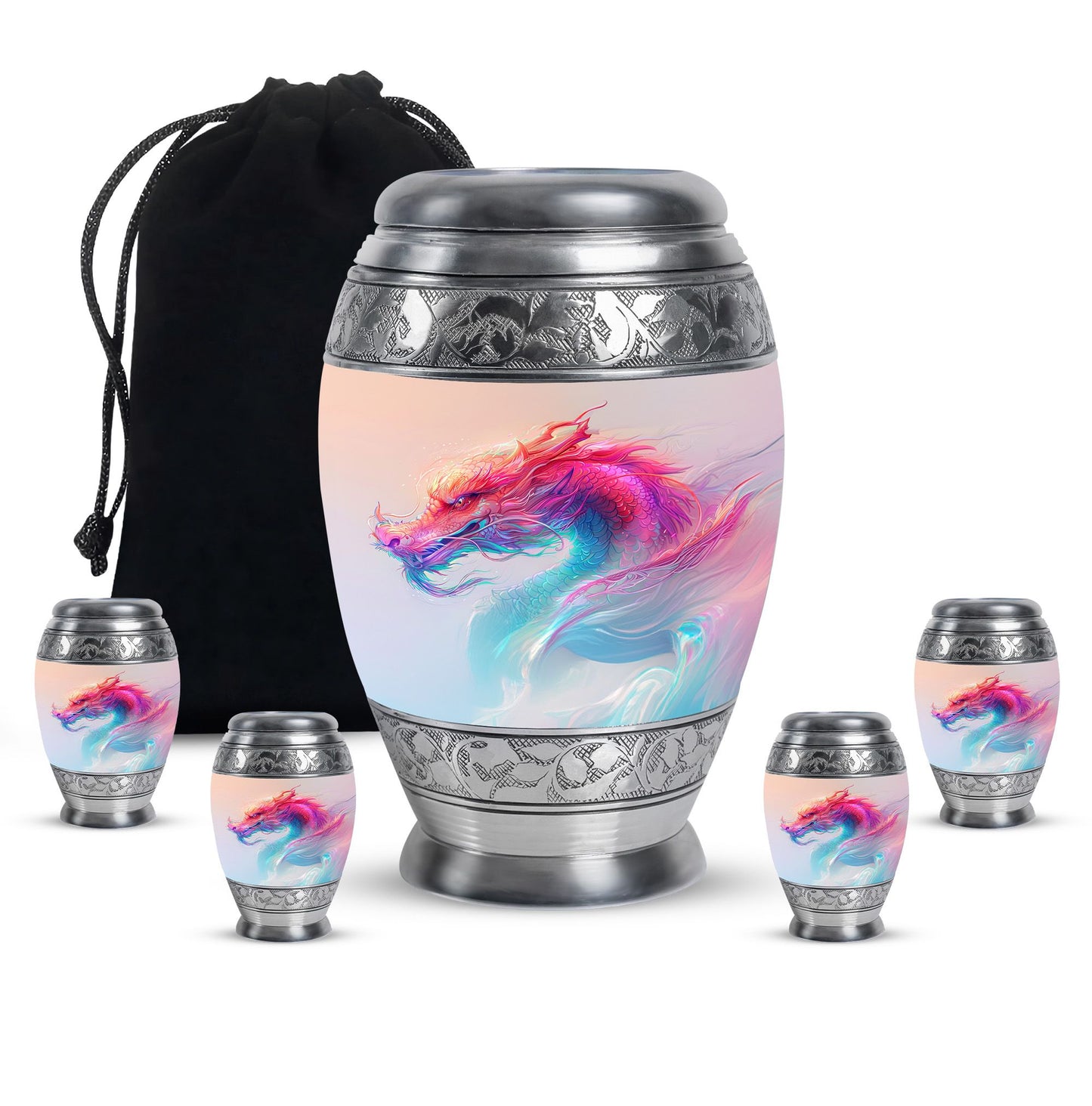 Personalized Beach Keepsake Urn for Human Ashes - 10-inch, 200 cu in - Yatskia