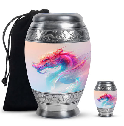 Personalized Beach Keepsake Urn for Human Ashes - 10-inch, 200 cu in - Yatskia