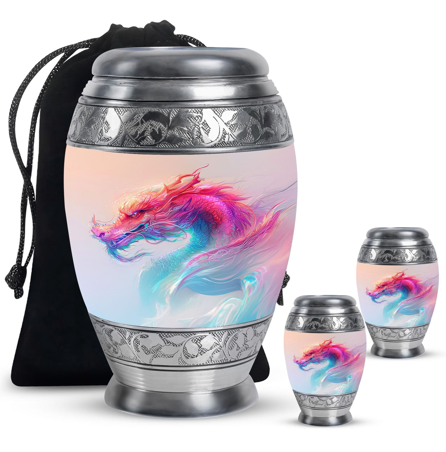 Personalized Beach Keepsake Urn for Human Ashes - 10-inch, 200 cu in - Yatskia