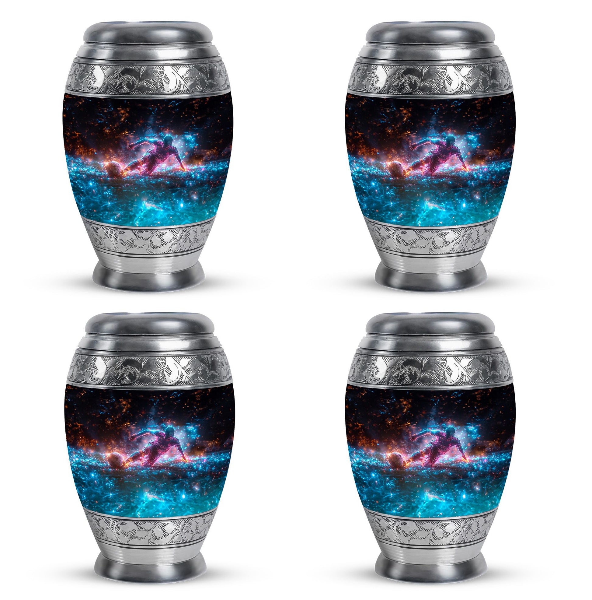 Soccer Keepsake For Ashes Large Funeral, Ashes Urn For Ashes
