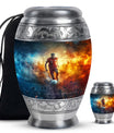 Soccer Memorial Urn Funeral, Ashes Cremation Urn