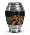 Orange Cat Mini Keepsake Funeral, Ashes Cremation Urn For Ashes