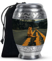 Orange Cat Mini Keepsake Funeral, Ashes Cremation Urn For Ashes