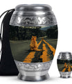 Orange Cat Mini Keepsake Funeral, Ashes Cremation Urn For Ashes
