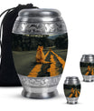 Orange Cat Mini Keepsake Funeral, Ashes Cremation Urn For Ashes
