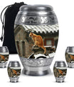 Orange Cat Keepsake For Ashes Large Funeral, Ashes Urn For Ashes