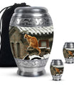 Orange Cat Keepsake For Ashes Large Funeral, Ashes Urn For Ashes