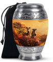Zebra Urn For Human Ashes Dad Funeral, Ashes Urn