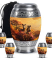 Zebra Urn For Human Ashes Dad Funeral, Ashes Urn