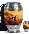 Zebra Urn For Human Ashes Dad Funeral, Ashes Urn