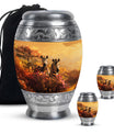 Zebra Urn For Human Ashes Dad Funeral, Ashes Urn