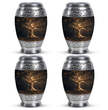 Personalized Tree of Life Cremation Urn for Human Ashes - 10-inch, 200 cu in - Yatskia