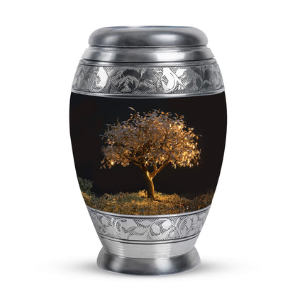 Personalized Tree of Life Keepsake Urn for Human Ashes - 10-inch, 200 cu in - Yatskia