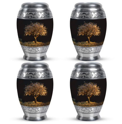 Personalized Tree of Life Keepsake Urn for Human Ashes - 10-inch, 200 cu in - Yatskia