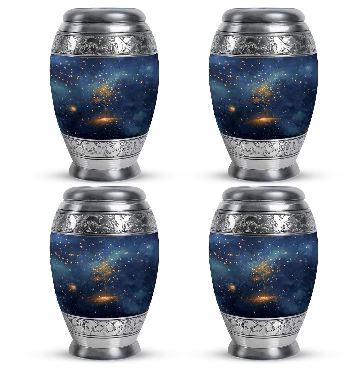 Personalized Tree of Life Memorial Urn for Human Ashes - 10-inch, 200 cu in - Yatskia