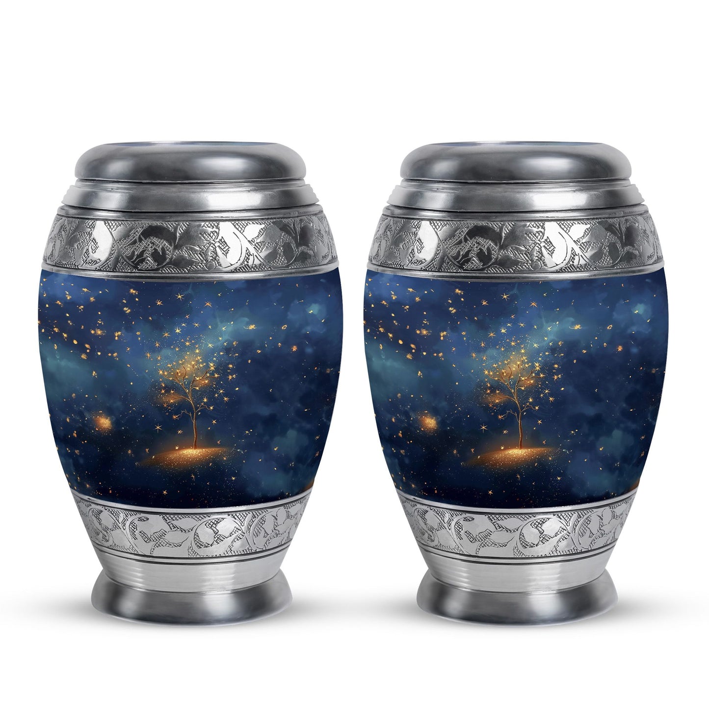 Personalized Tree of Life Memorial Urn for Human Ashes - 10-inch, 200 cu in - Yatskia