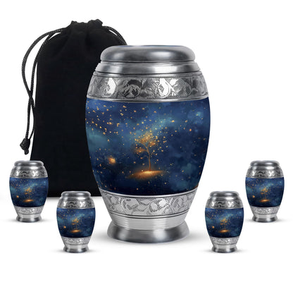 Personalized Tree of Life Memorial Urn for Human Ashes - 10-inch, 200 cu in - Yatskia