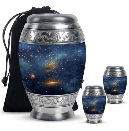 Personalized Tree of Life Memorial Urn for Human Ashes - 10-inch, 200 cu in - Yatskia
