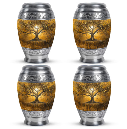 Personalized Tree of Life Keepsake Urn for Human Ashes - 10-inch, 200 cu in - Yatskia