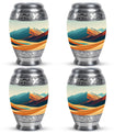 Mountains Urn Keepsake For Ashes Funeral, Ashes Memorial Urn