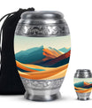 Mountains Urn Keepsake For Ashes Funeral, Ashes Memorial Urn