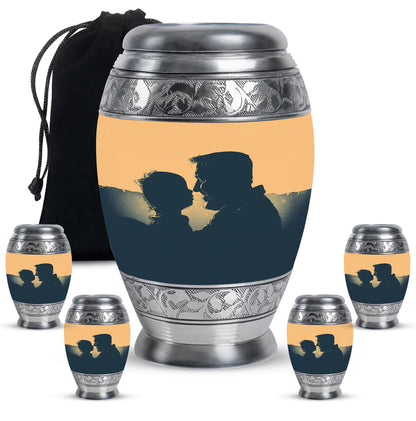 Personalized Father Memorial Urn for Human Ashes - 10-inch, 200 cu in - Yatskia