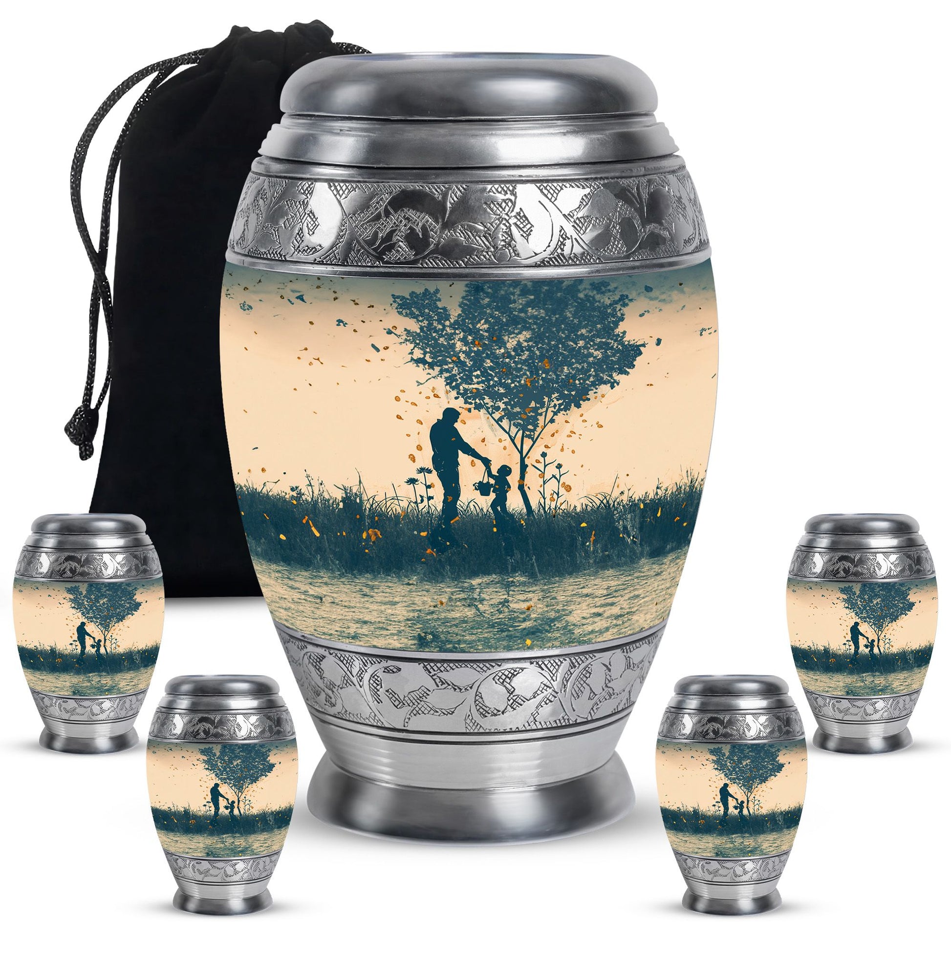 Father Keepsake For Human Ashes Funeral, Ashes Cremation Urn